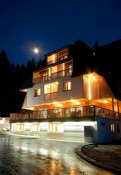 Hotel Front - Evening or Night